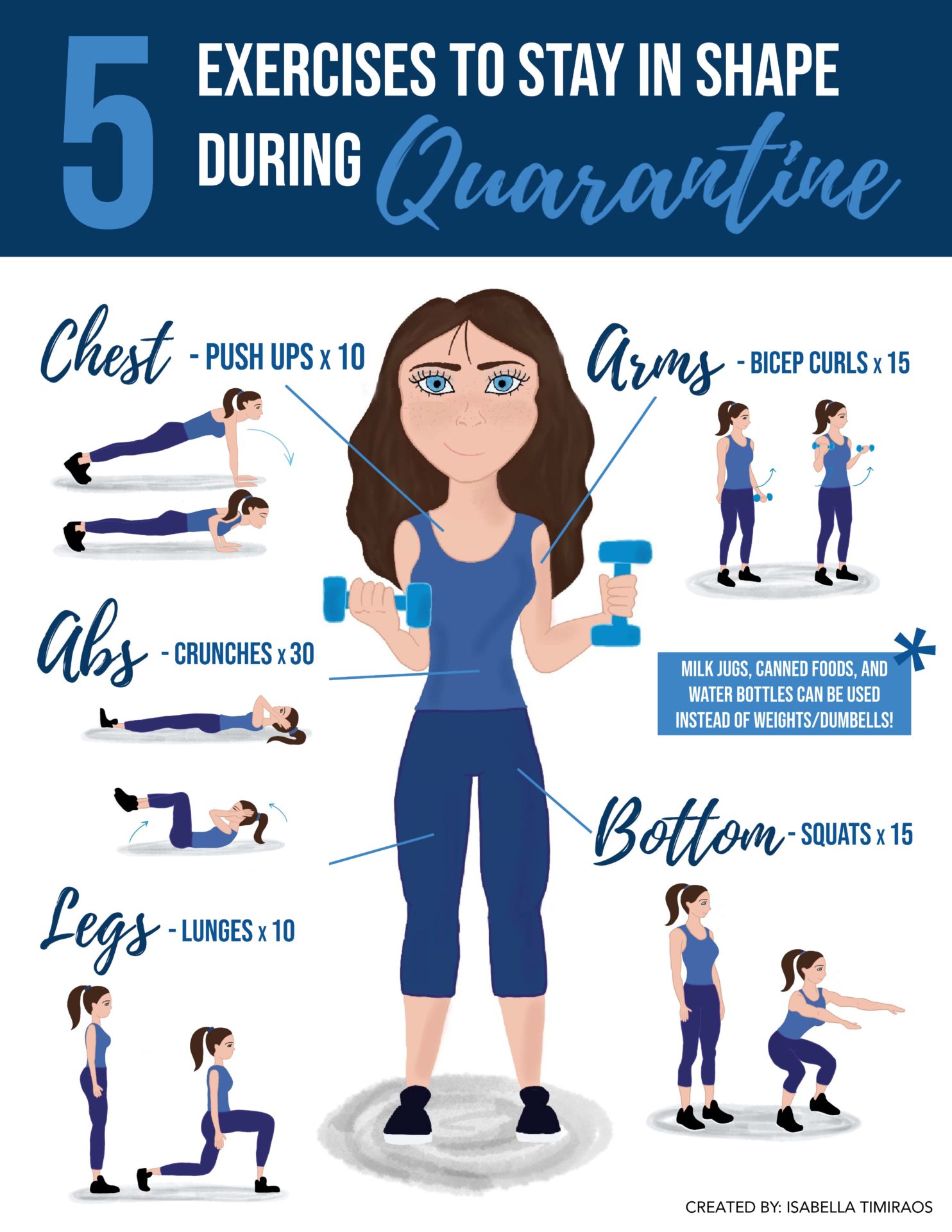 5 Exercises to Stay in Shape During Quarantine – Lourdes Academy